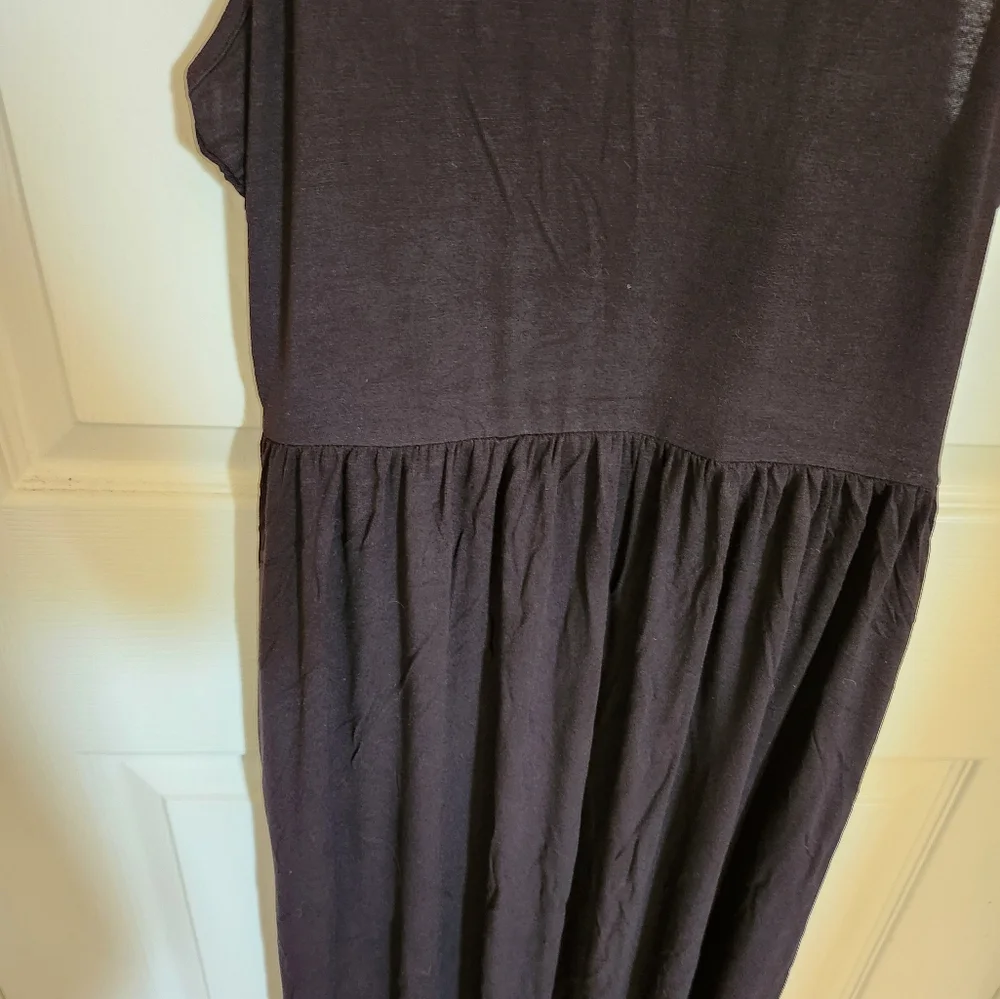 Black Maxi Dress with Pockets NWT πHP π - Picture 3 of 7